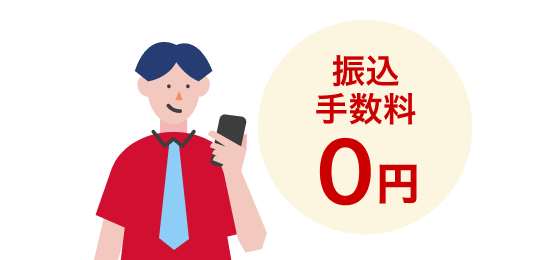 振込手数料は最大20回まで無料